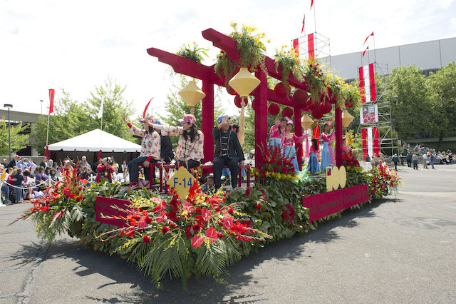 PKSCA Grand Floral Parade Float as part of our Cultural Programs.
