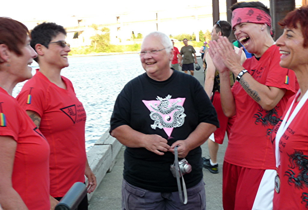 Lesbian dragon boat team Amazons still paddling after 20 years in water